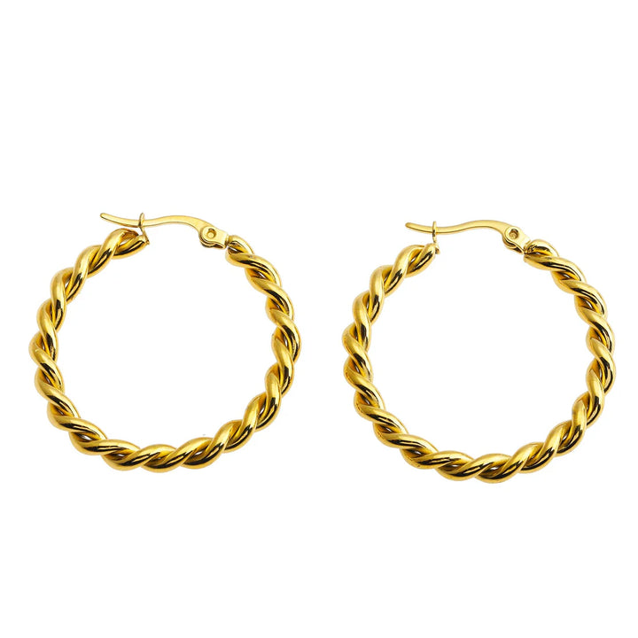 Suki Twist Rope Hoop | Earring