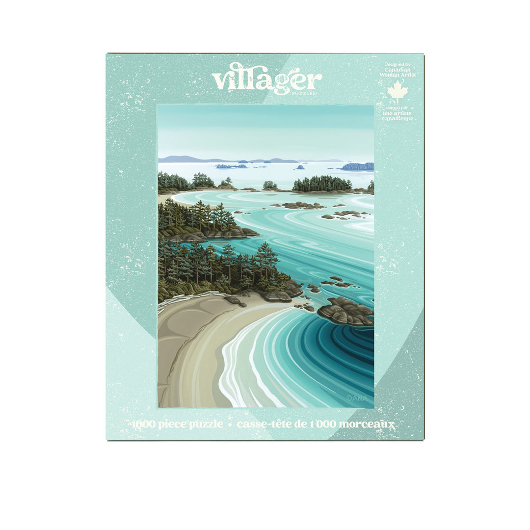 Soaring over Tofino puzzle box front