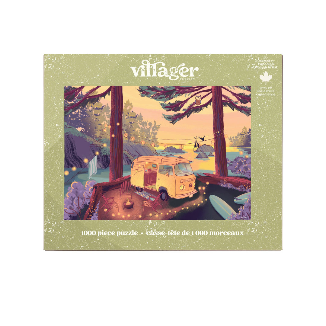 Twilight Campsite puzzle box front