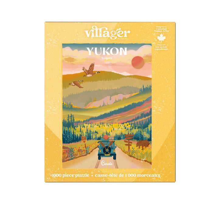 Yukon Road Trip puzzle box front