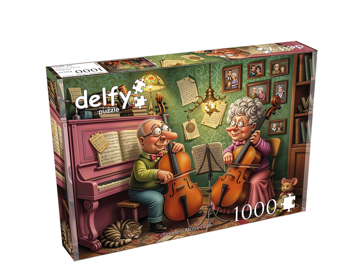 Timeless Music Duo 1000 piece Delfy puzzle box