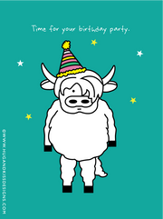 Time For Your Birthday Party | Hug & Kiss Card