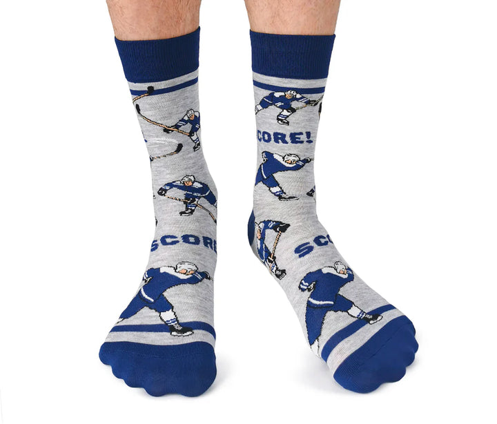 Slap Shot / Blue | Mens Socks