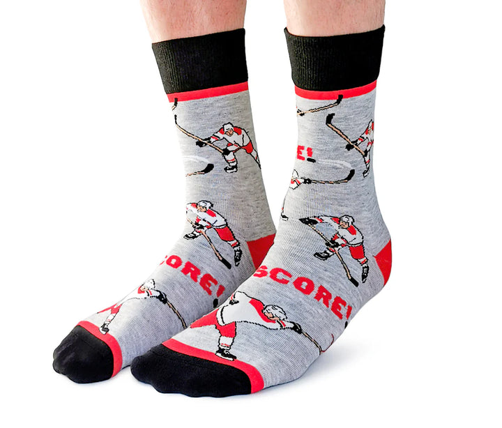 Slap Shot / Red | Mens Socks