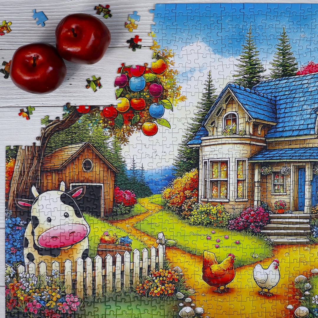 Vivid Farm Life 1000 piece Delfy puzzle