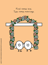 Love Marriage Babies | Hug & Kiss Card