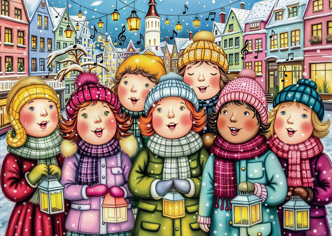 Winter Choir Harmony 1000 piece Delfy puzzle artwork