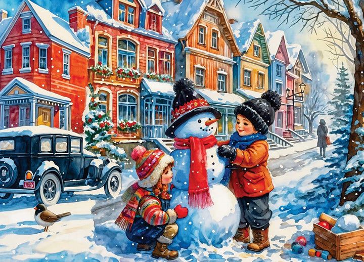 Winter Scene 1000 piece Delfy puzzle artwork