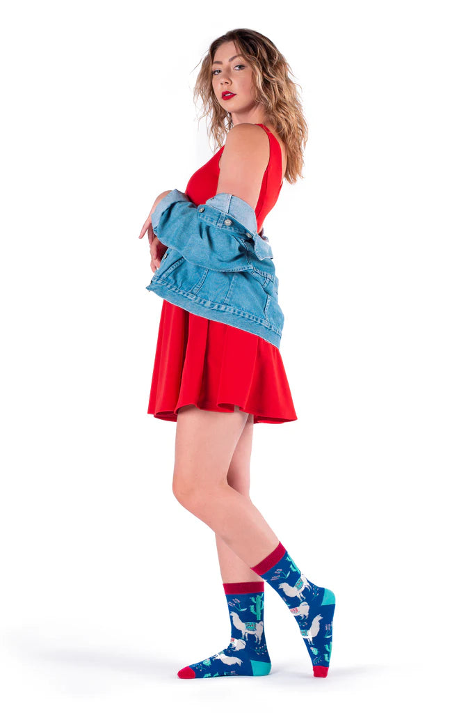 Loco Llama | Womans Socks