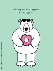 Wishing You The Happiest of Birthdays | Hug & Kiss Card