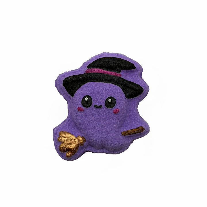 Halloween Ghost on Broom bath bomb by The Bomb Bar