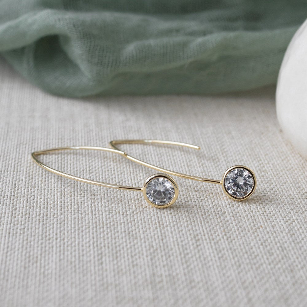 Glee Jewelry Wren Earrings in gold