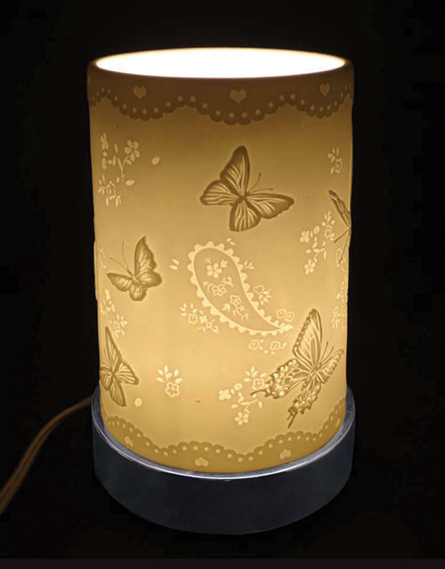 Butterfly Fine Porcelain | Touch Lamp