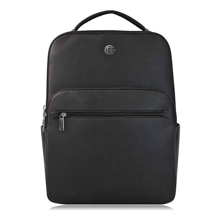 Zak Backpack in black vegan leather by Espe