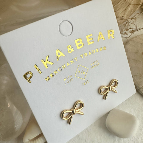 Zooey Bow Stud | Earrings
