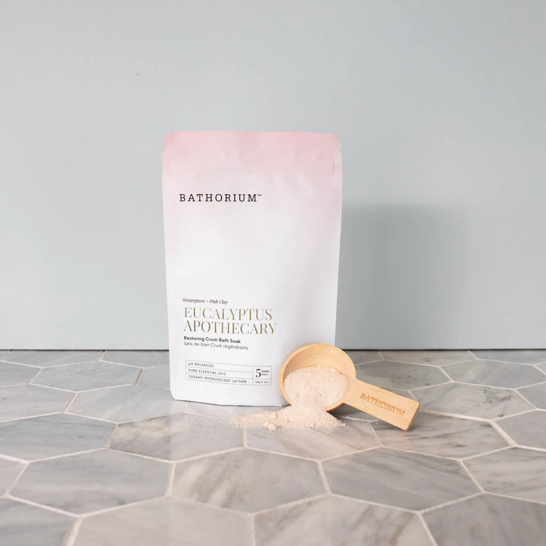 Bathorium Eucalyptus Apothecary Crush bath soak 600g with scoop