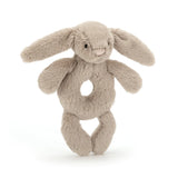 Bashful Beige Bunny Ring Rattle | Jellycat