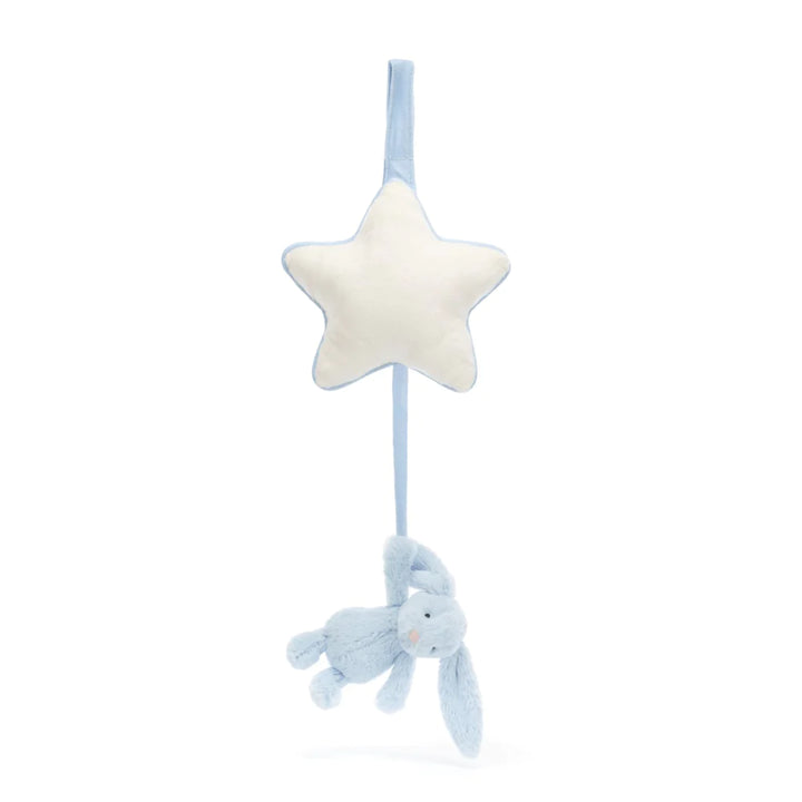 Bashful Blue Bunny Musical Pull | Jellycat