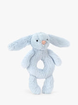 Bashful Blue Bunny Ring Rattle | Jellycat