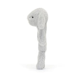 Bashful Grey Bunny Ring Rattle | Jellycat