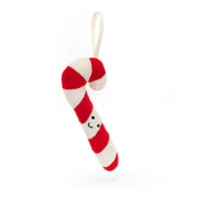 Ornament - Festive Folly Candy Cane | Jellycat