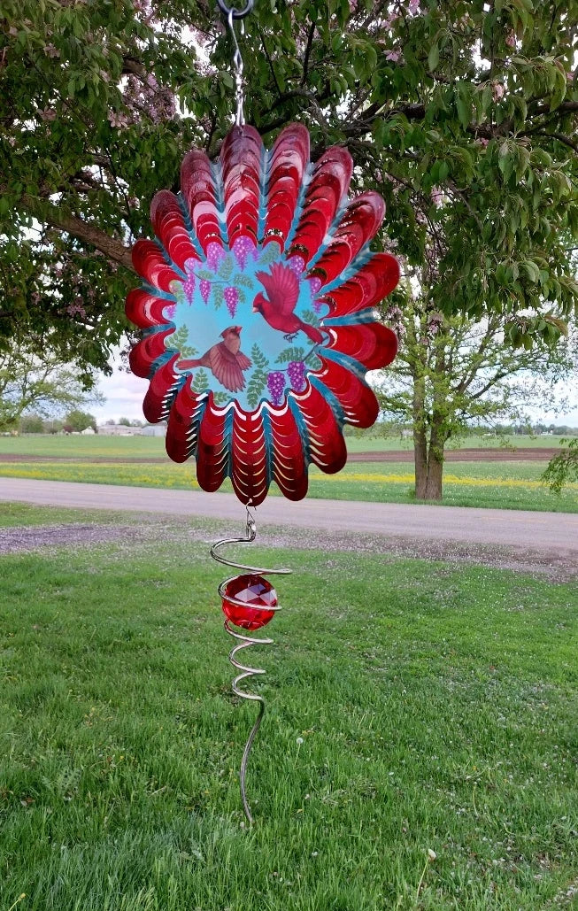 Cardinal W Crystal Lg Set