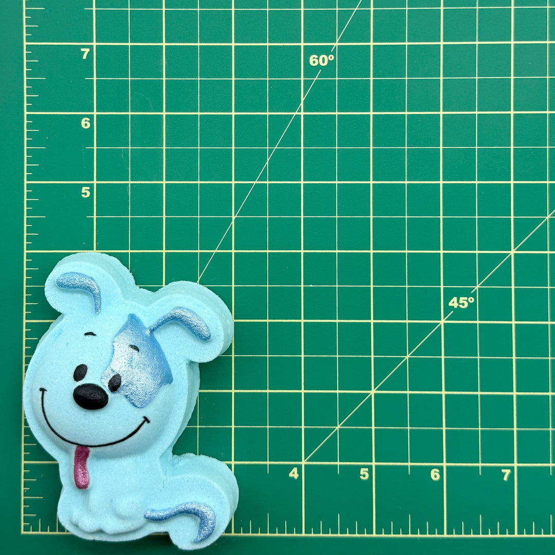 Cute Dog Bath Bomb size reference