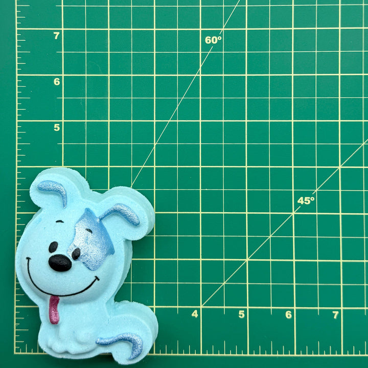 Cute Dog Bath Bomb size reference