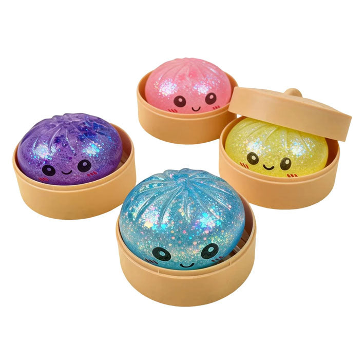 Squishy Dumpling Mystery Jelly Glitter colour varieties