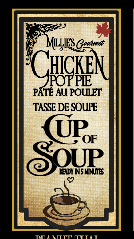 Chicken Pot Pie Cup of Soup