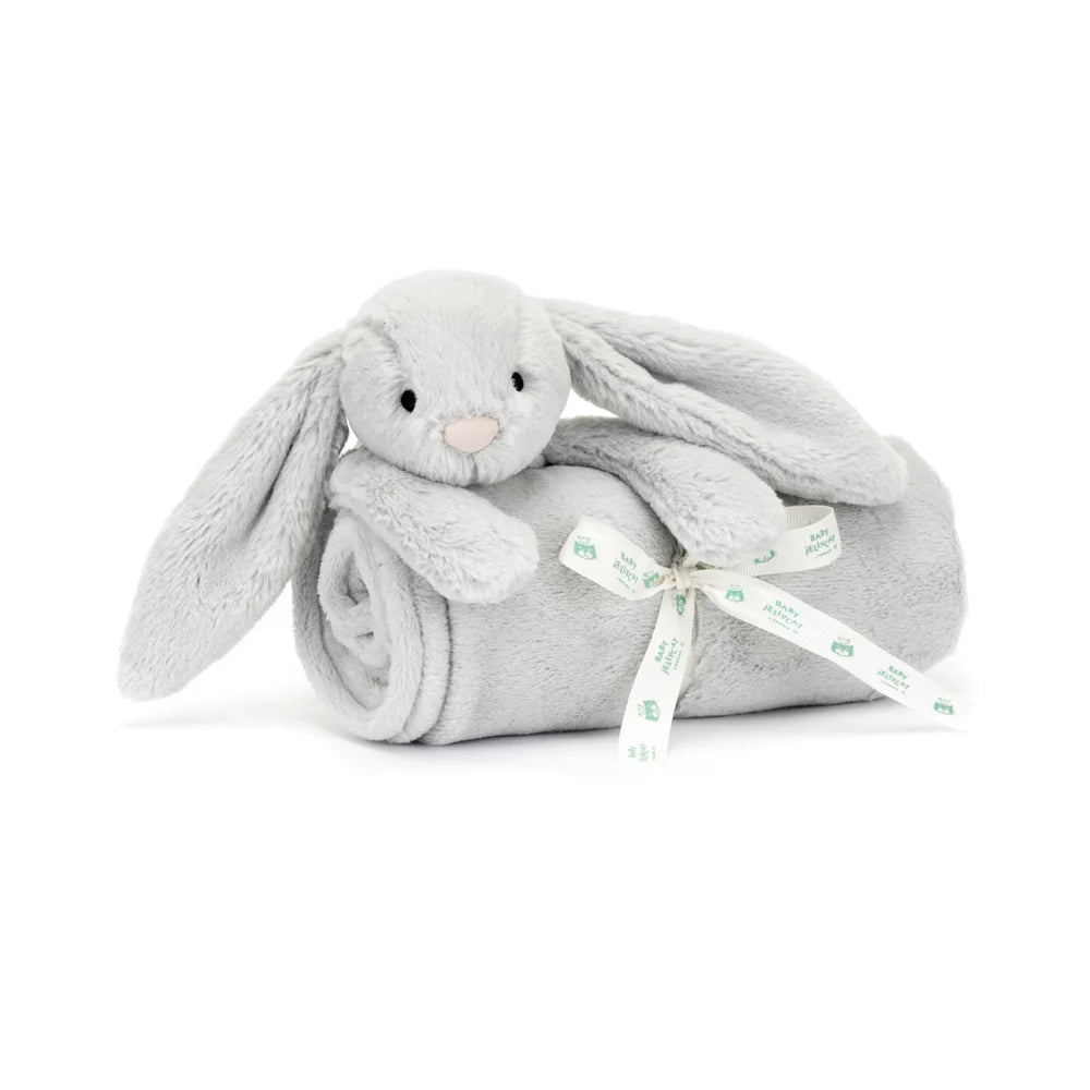 Bashful Grey Bunny Blankie | Jellycat