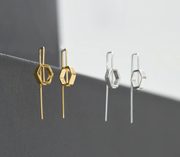 Hexa on the Hoops | Earrings