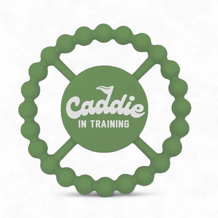 Bella Tunno Caddie in Training Happy Teether silicone baby teething ring