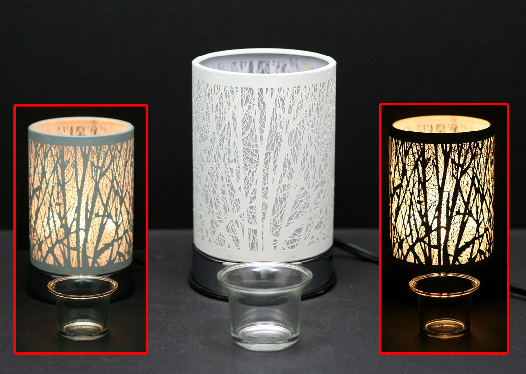 White Forest w/ Scented Wax Holder | Touch Lamp