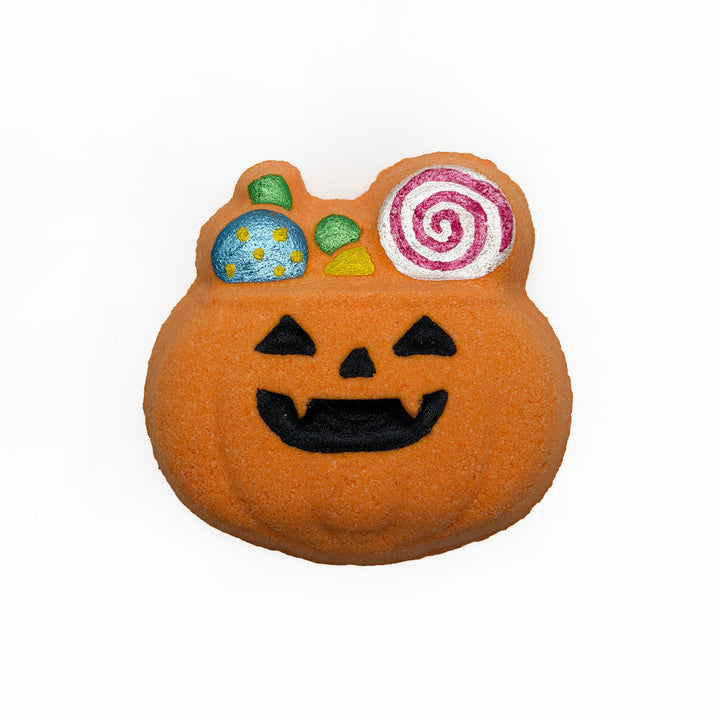 Halloween Pumpkin Treats bath bomb by The Bomb Bar