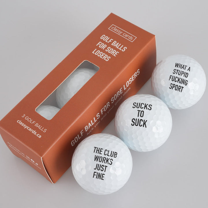 Golf Balls For Sore Losers