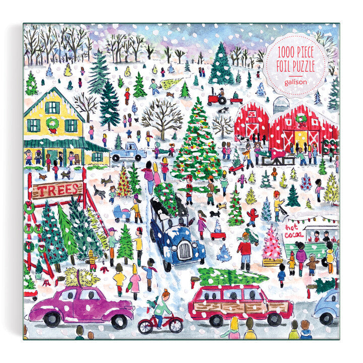 Michael Storrings Christmas Tree Farm | 1000 Piece Foil Puzzle