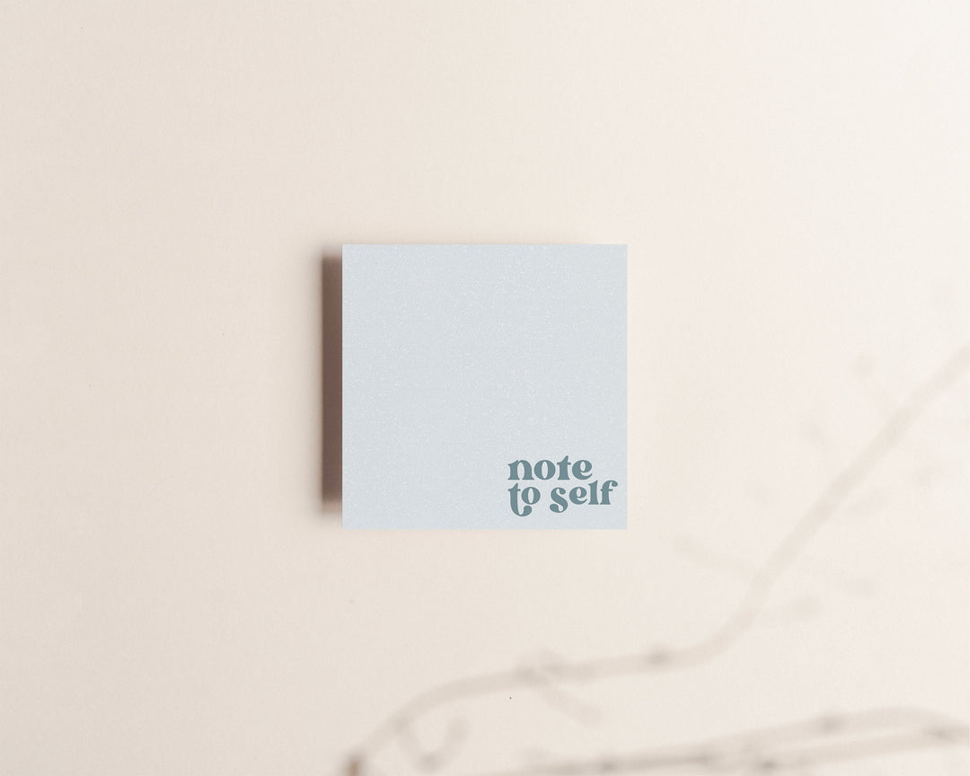 Note To Self Ice Blue | Sticky Notes