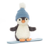 Peanut Penguin Snowboarding | Jellycat