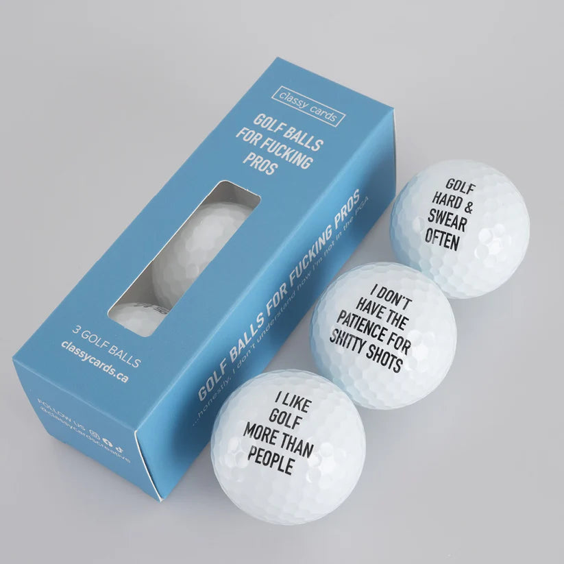 Golf Balls For Fucking Pros