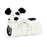 Black & Cream Puppy Blankie | Jellycat