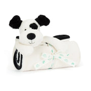 Black & Cream Puppy Blankie | Jellycat