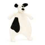 Bashful Black & Cream Puppy Comforter | Jellycat