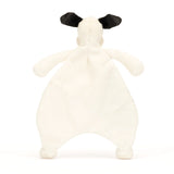 Bashful Black & Cream Puppy Comforter | Jellycat