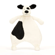 Bashful Black & Cream Puppy Comforter | Jellycat