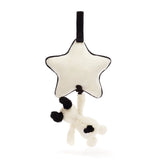 Black & Cream Puppy Musical Pull | Jellycat