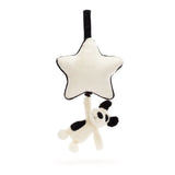 Black & Cream Puppy Musical Pull | Jellycat