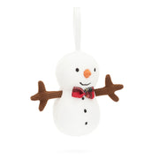 Ornament - Festive Folly Snowman | Jellycat