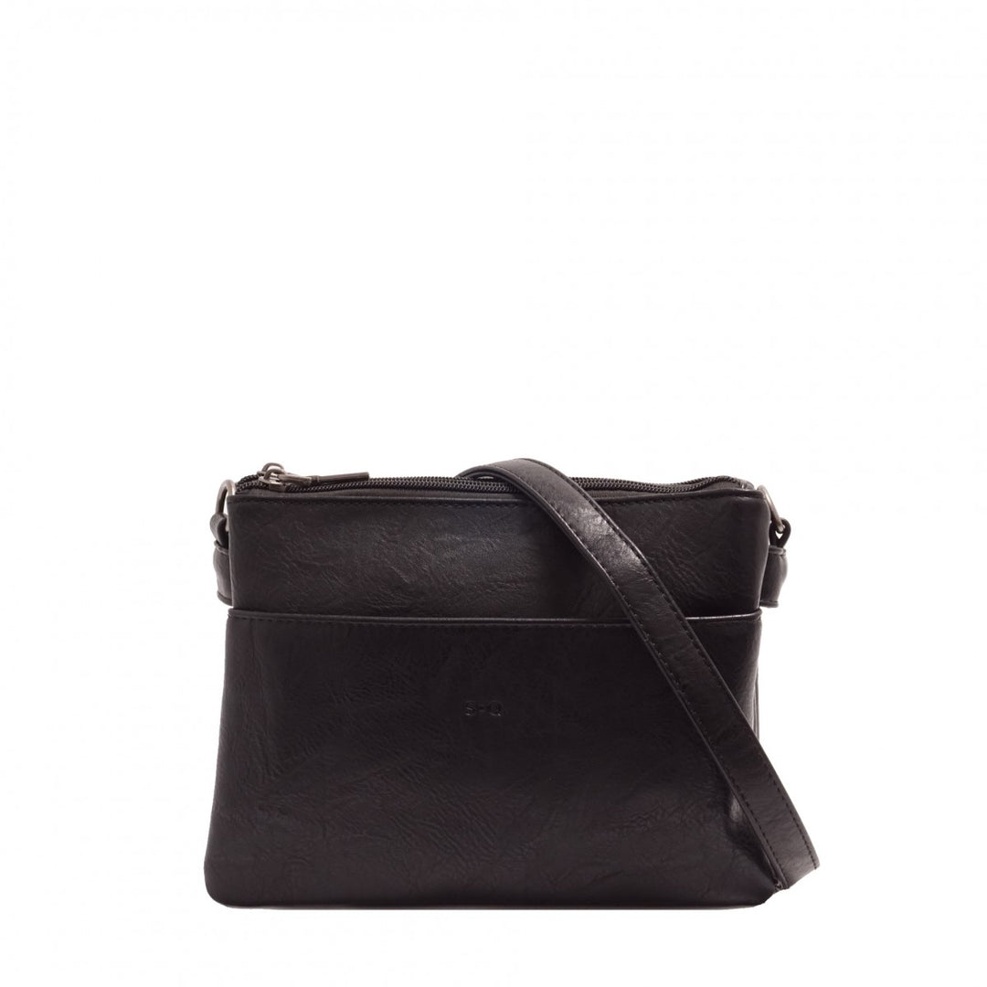 S-Q Solar crossbody in black