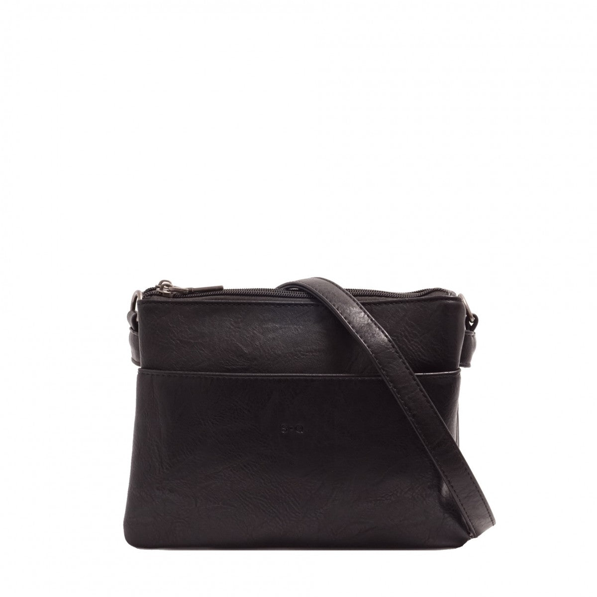 S-Q Solar crossbody in black